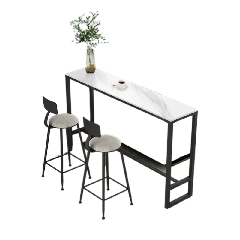 Mesa De Bar larga con cajones, mueble De almacenamiento, alta recepción,  Mostrador De bebidas, diseño artístico, Muebles De salón De Cocina -  AliExpress