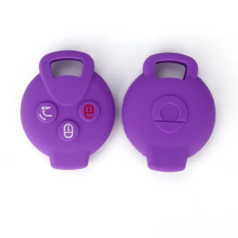 Silicone Car Key Case Remote Cover For Mercedes Benz Smart 451