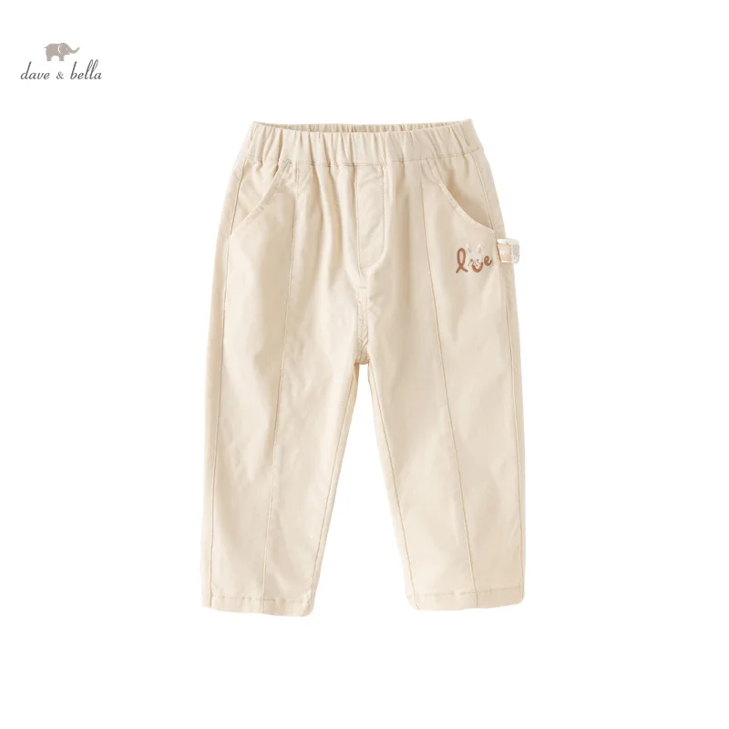 Children Girls Pants Spring Casual Straight Pants