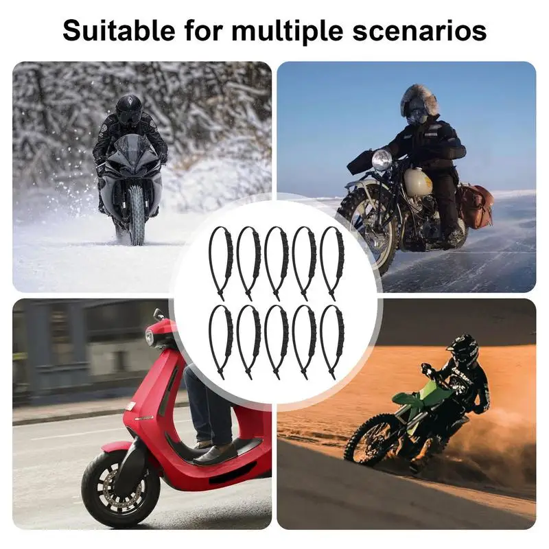 Snow Chains for Electric Bikes Adjustable Anti Skid