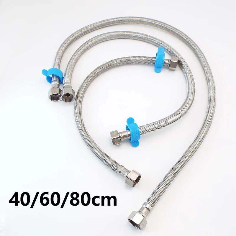 

G1/2 304 Stainless steel toilet plumbing hose angle valve hose Water Heater Flexible Faucet Hose braided hose K5