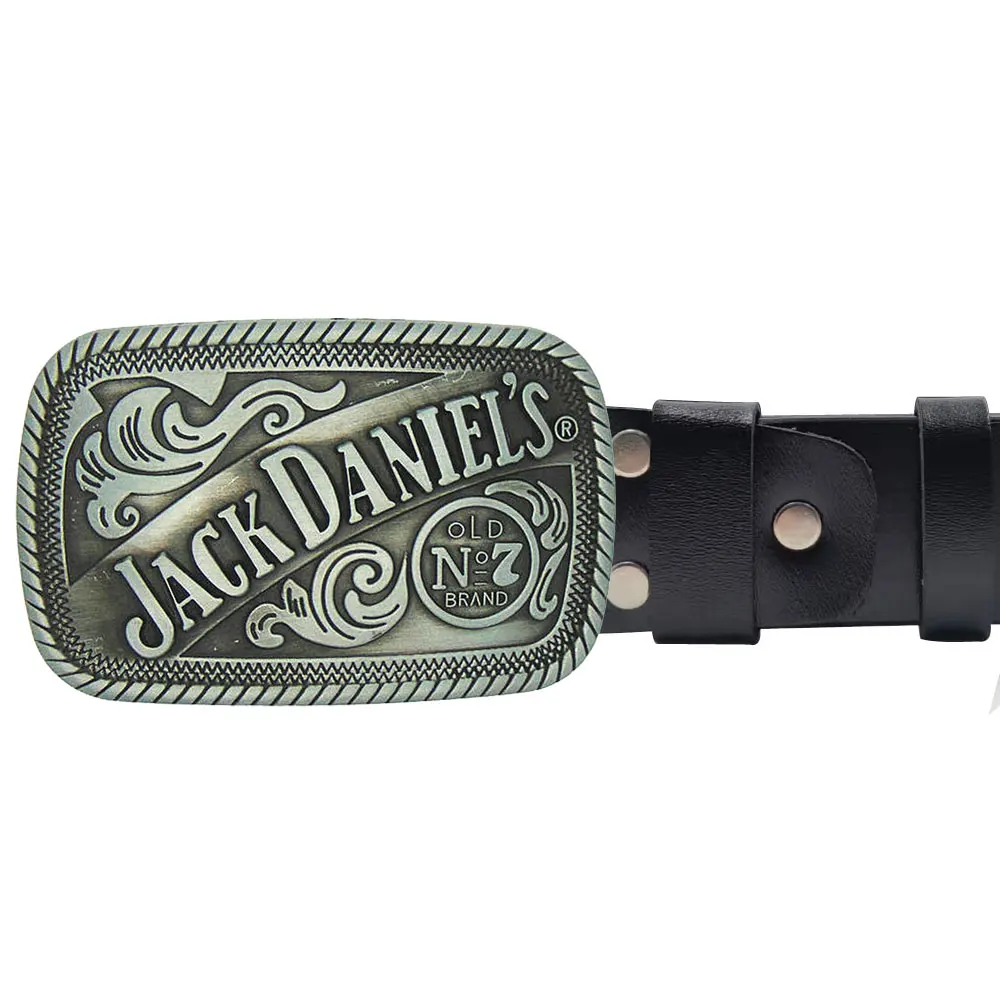 

Genuine Leather Belt Men Luxury Vintage Metal Whisky Buckle Design Belts Brand Cowskin Strap for Jeans Designer Dropshipping