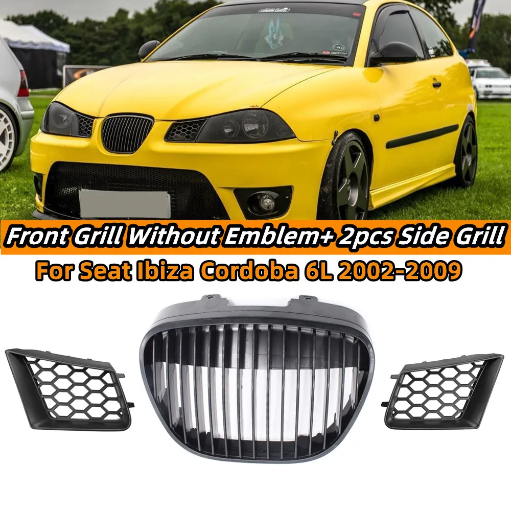 Grille Centrale Avant Seat Ibiza 6L Cupra Nid D'abeille Avec Ou Sans Logo Imp