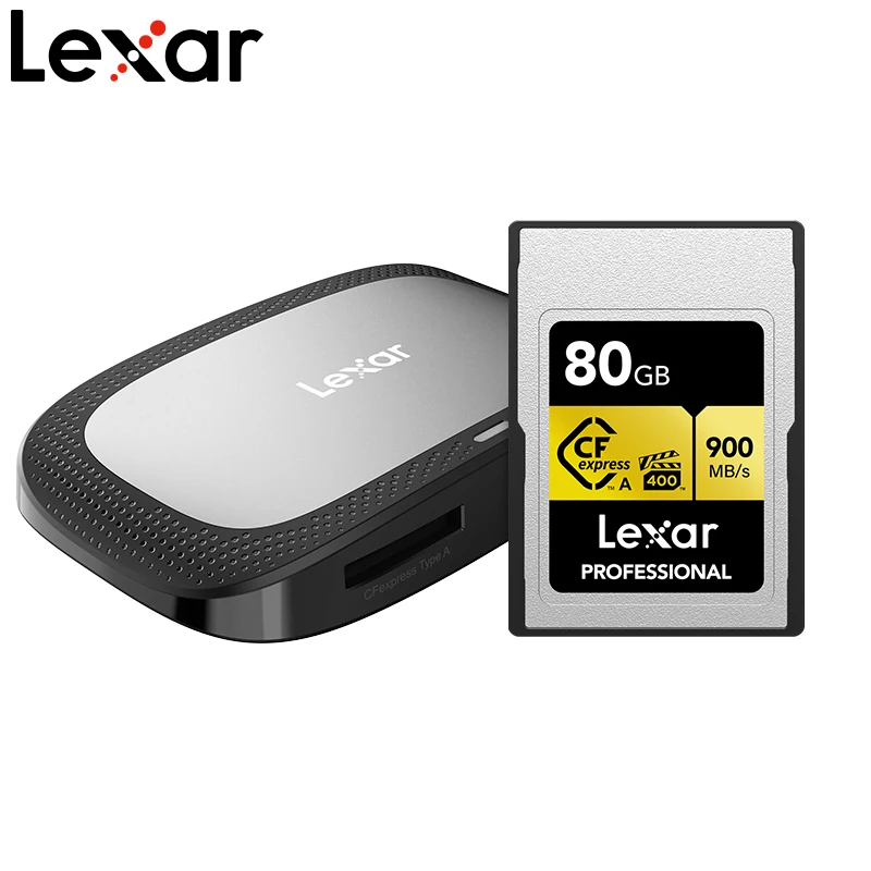 Lexar Cfexpress Type A 80gb/160gb Memory Card 900mb/s Support For