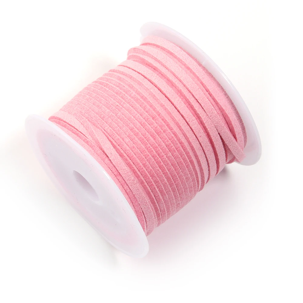 Luxurious Korean Suede Velvet Cord for DIY Crafts & Accessories – 5m/Lot, 2.7mm Flat Design