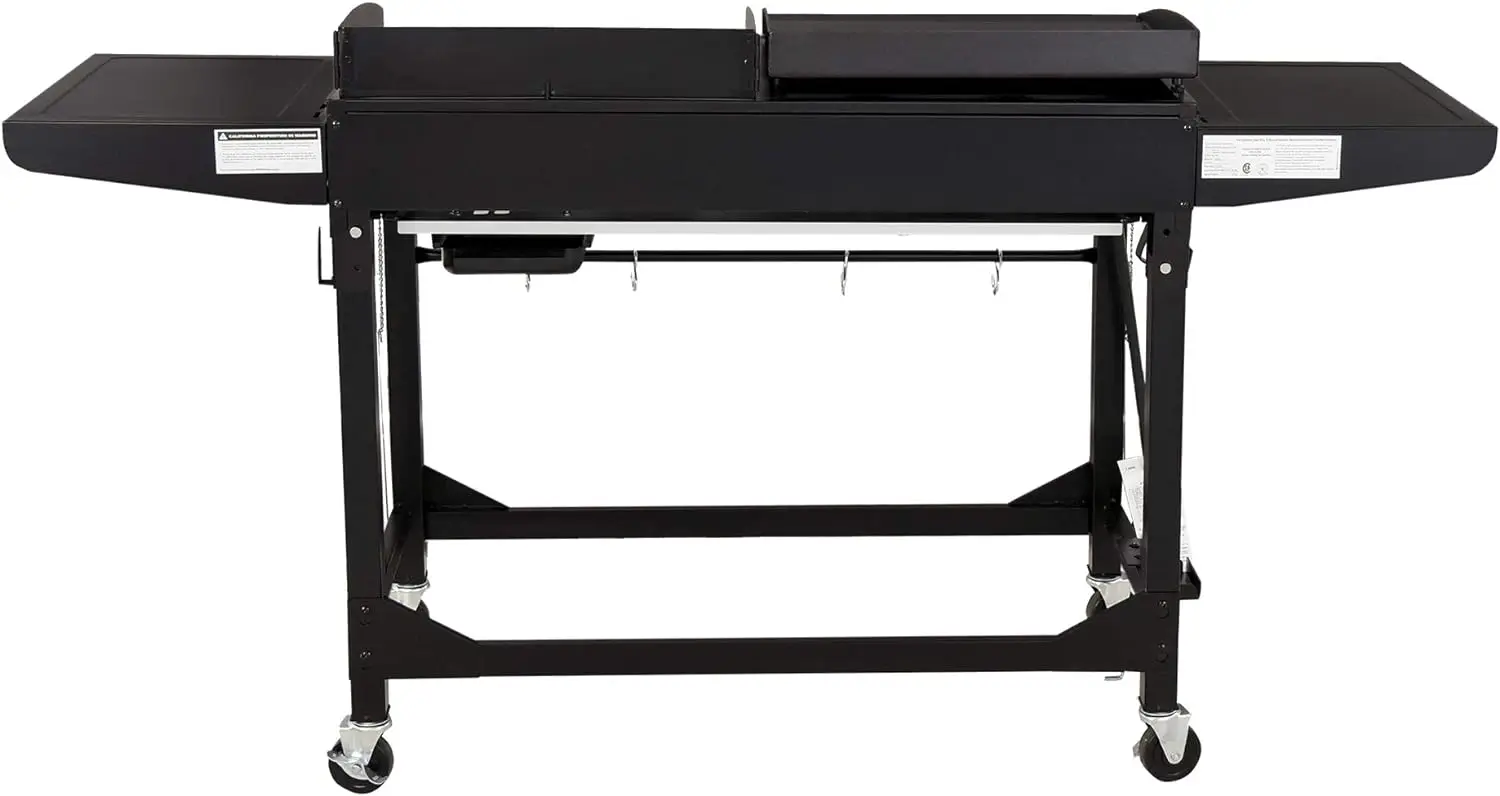 Royal Gourmet 4-Burner GD401 Portable Flat Top Gas Grill and Griddle Combo  with Folding Legs 