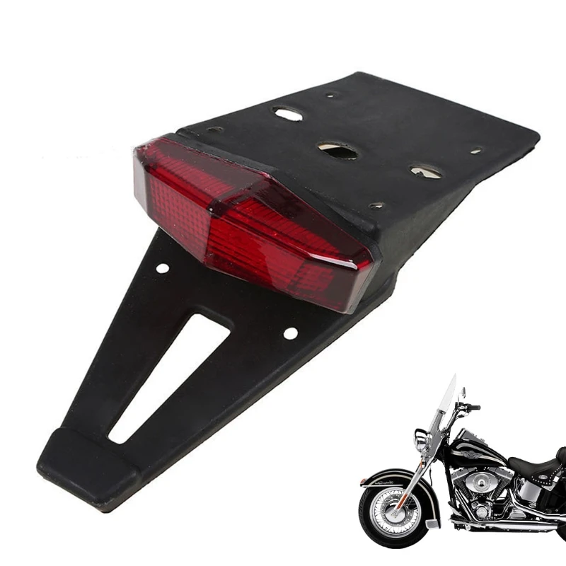 Rear Mudguard Led Brake Tail Light Lamp With Bracket For Offroad