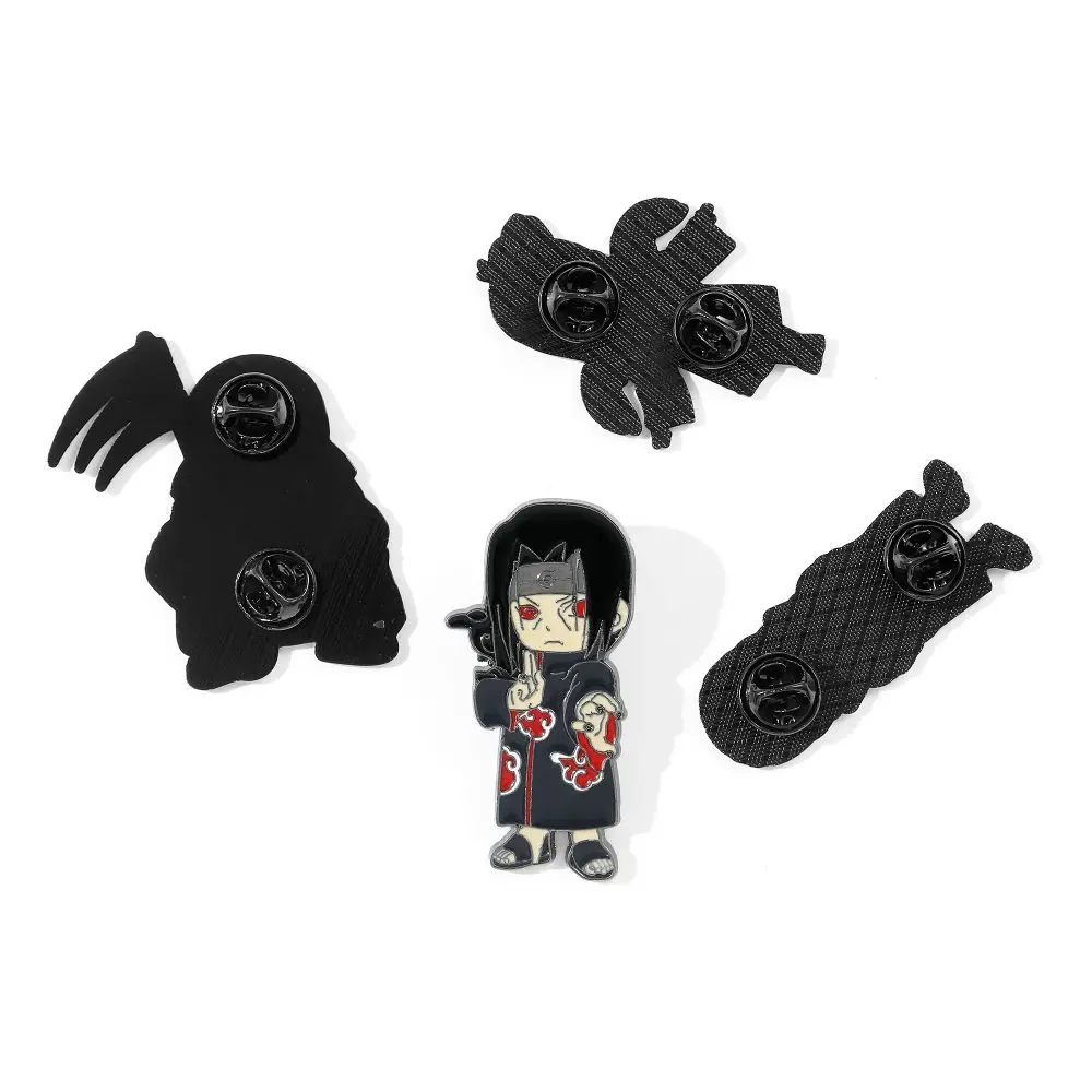 Metal Brooch 3/4/10 Pcs Cartoon blood anime characters creative personality Decoration backpack clothing accessories