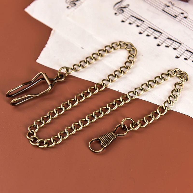 Bronze Alloy Chain FOR Antique Quartz Women Mens Vintage Pocket Watch Chains Fashion Chain