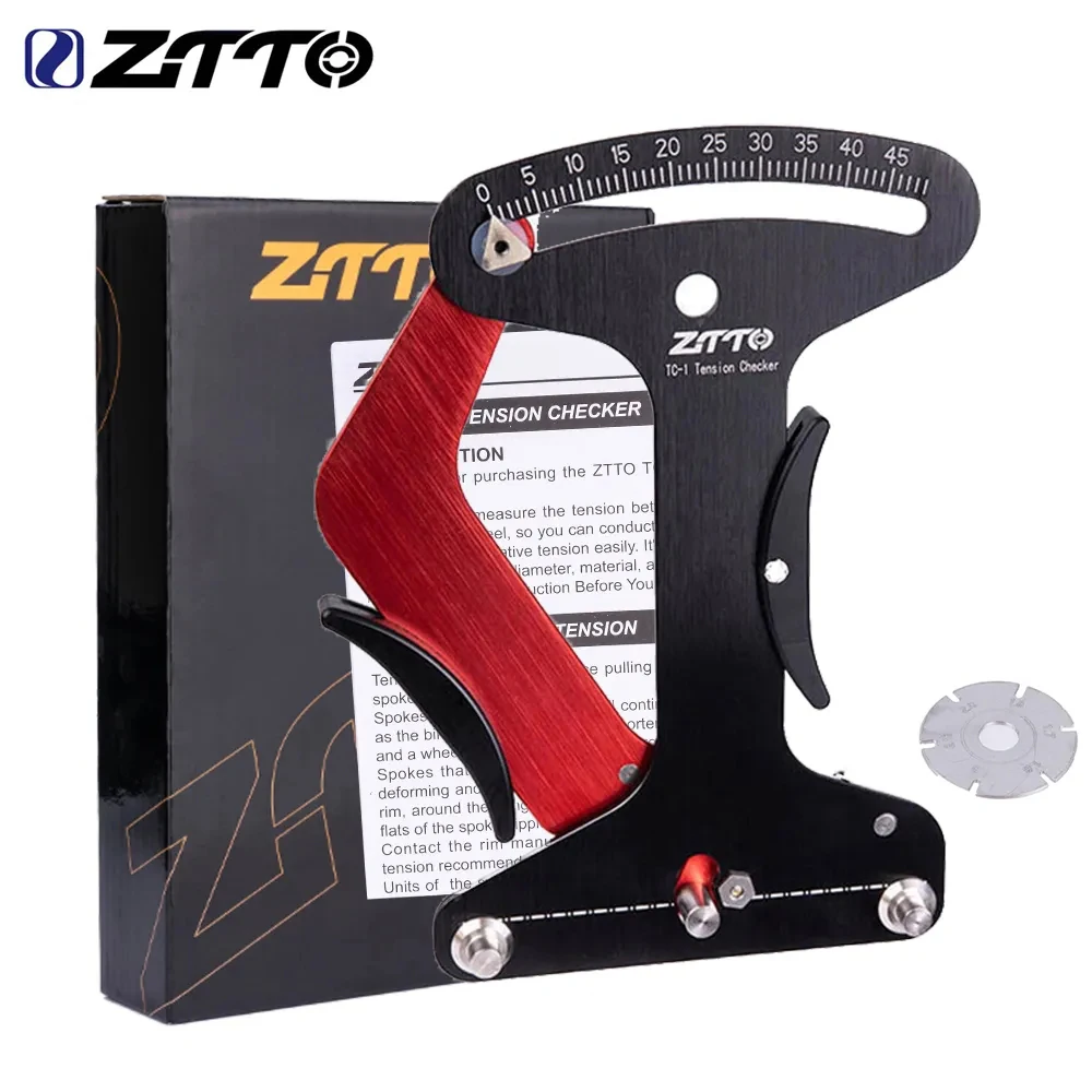

ZTTO CNC Bicycle Spoke Tension Meter Wheel Builders Tensioner Tool MTB Road Spoke Wrench Checker Indicator Accurate Stable Tool