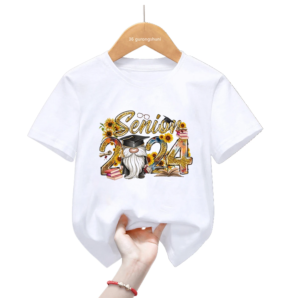 New Leopard print Hello T-Shirt Happy New Year Party Gift Merry Christmas Tshirt Boys Girls Kids Clothes Harajuku Tees Tops