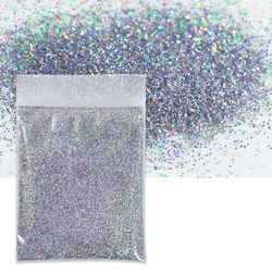 Holographic Fine Glitter Powder for DIY Crafts and Resin Art - Gold and Silver (10)