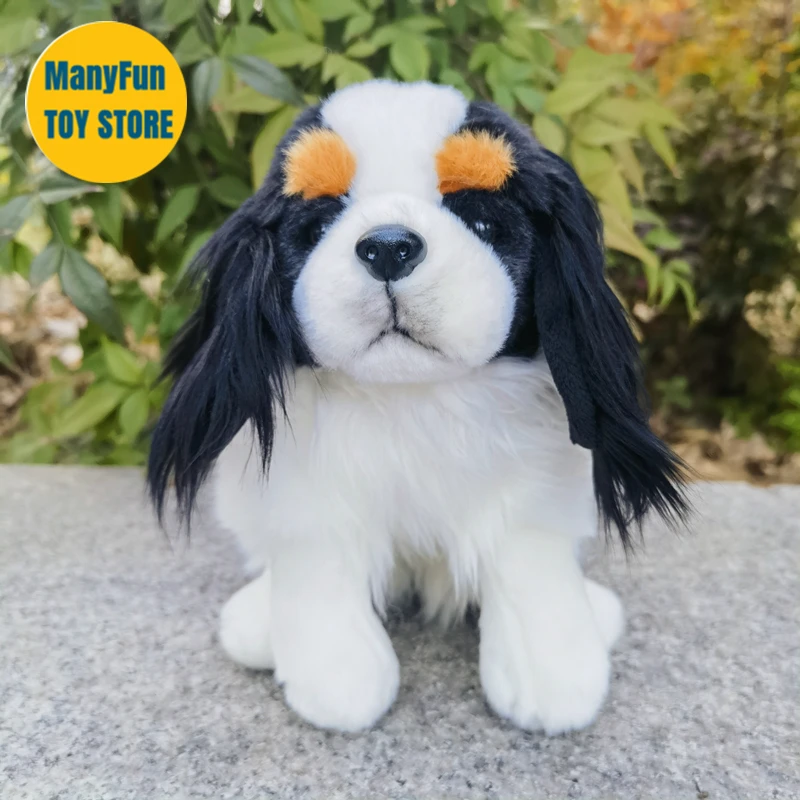 English Cocker Spaniel High Fidelity Anime Cute Plushie Dog Plush Toys Lifelike Animals Simulation Stuffed Doll Kawai Toy Gifts 4
