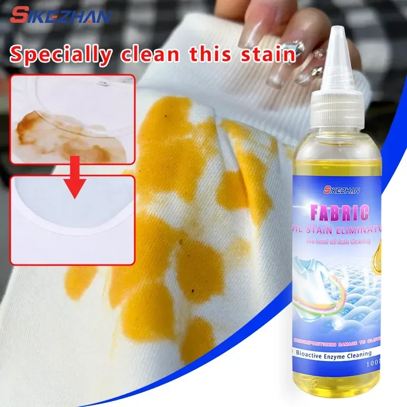 Active Enzyme Clothing Stain Stain Remover Clothing Oil Stain Remover Dissolve Oil Stains   Removers for children's clothing