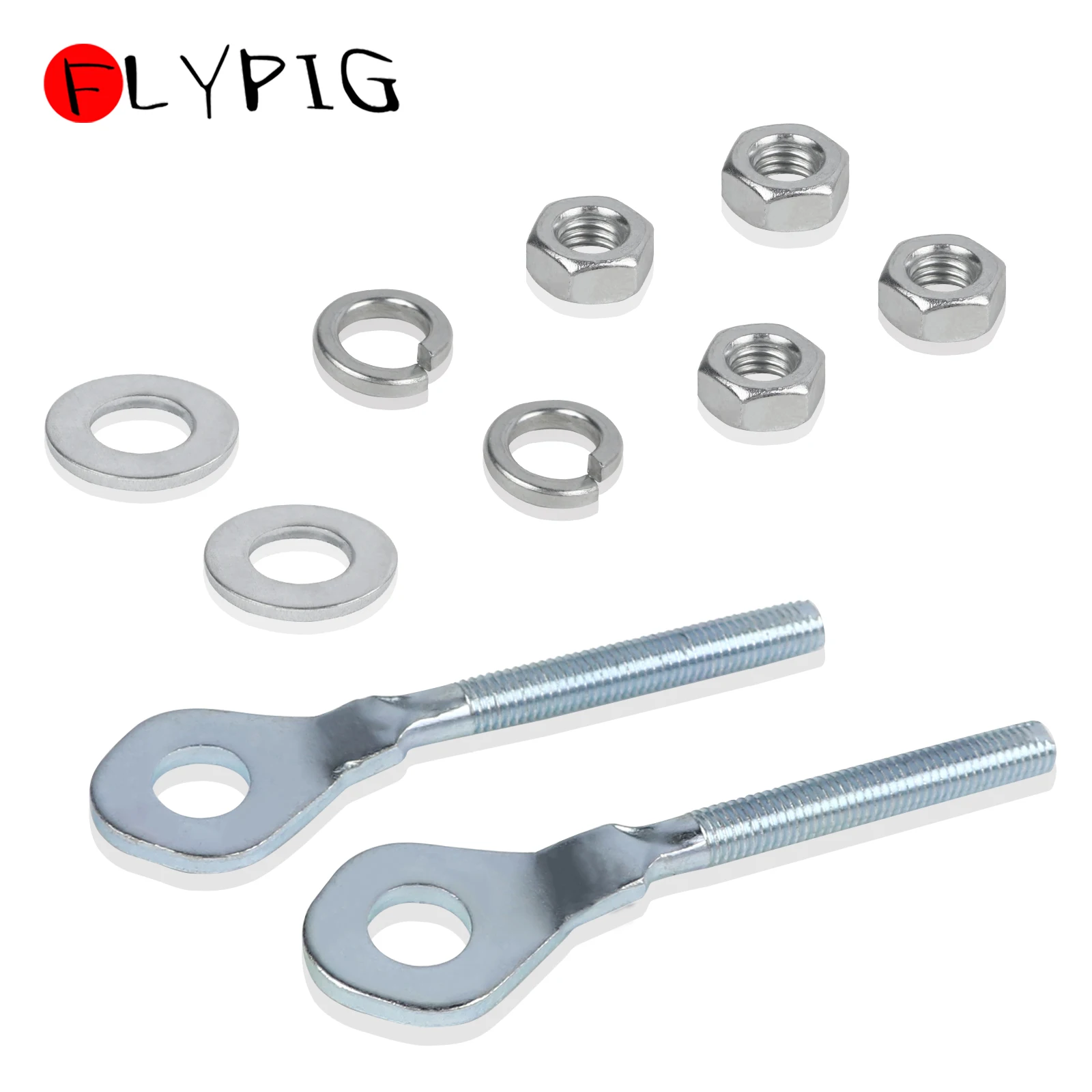 0.4" 12MM Chain Axle Adjuster Tensioner for 50CC 70CC 90CC 110CC 125CC ATV Quad Dirt Bike Taotao Buyang CRF50 CRF70 CT70 XL75