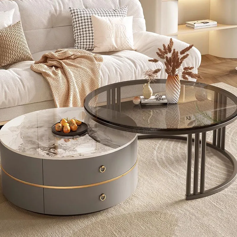 

Designer coffee table storage accent Nordic modern dining table center salon design retro Muebles Para El Hogar Nordic furniture