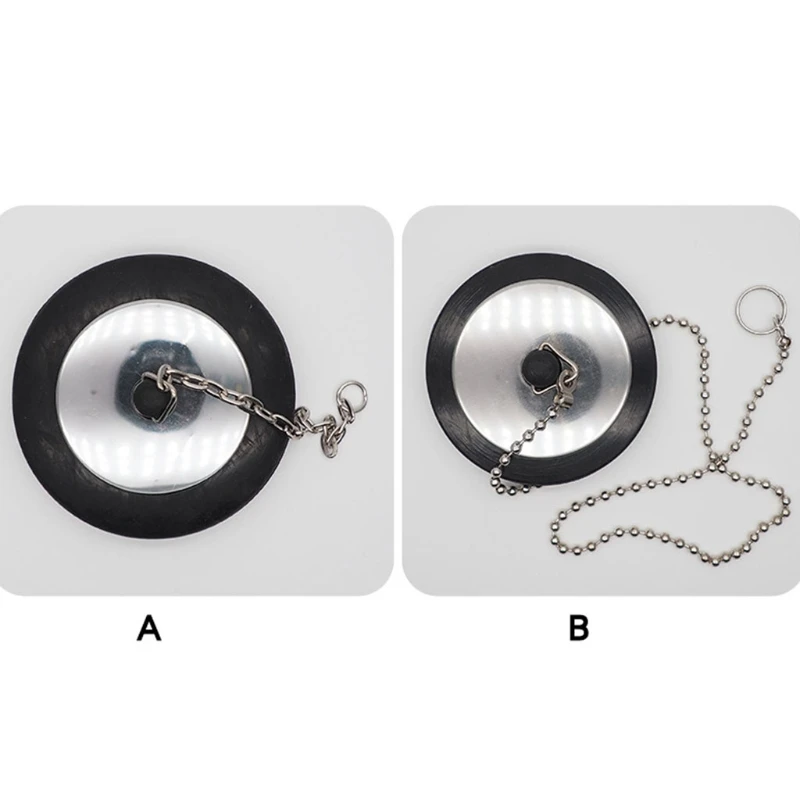 

Sink Strainer & Stopper Kitchen Sink Drain Plug Sink Basket with Metal Center Knob and Rubber Stopper