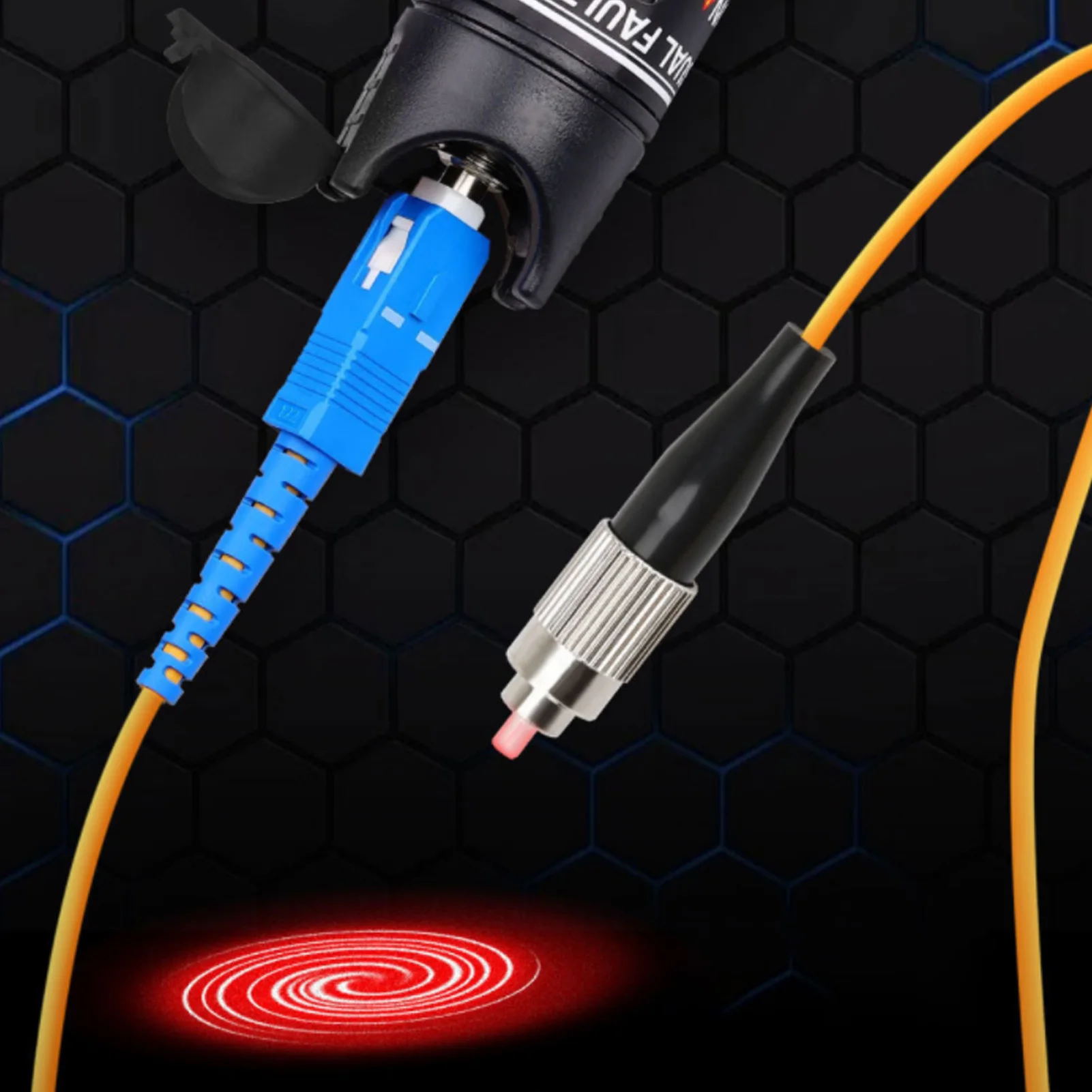 Visual Fault Locator 60MW 60KM Output Universal FC SC ST Interface Non Contact VFL Fiber Optic Test Pen