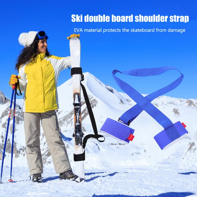 1 Pièce Sangle D'épaule De Ski Portable Réglable, Bande Fixe De