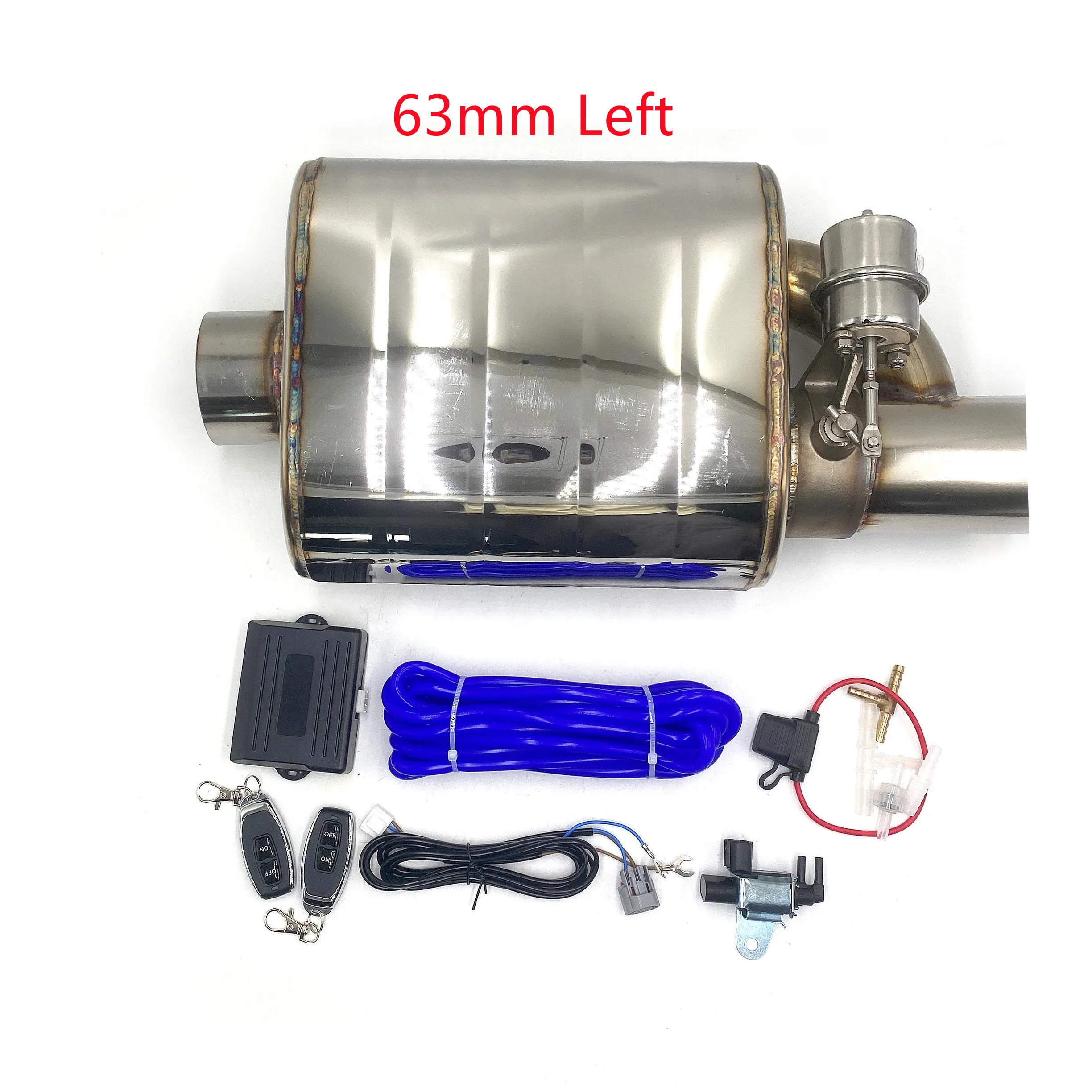 Amazon | 排気パイプ 1 個マットステンレス鋼車の排気先端システムユニバーサル排気管ゴルフ 7 用ゴルフ R ため GTI 54 ミリメートル  60 ミリメートル 63 ミリメートルマフラー先端 マフラーカッター(Size:ID63MM OD114MM) | マフラーカッター | 車＆バイク 車用排気管 1 個 101 ミリメートル 304 マットステンレス鋼車のマフラー先端排気先端システムパイプユニバーサルゴルフ GTI