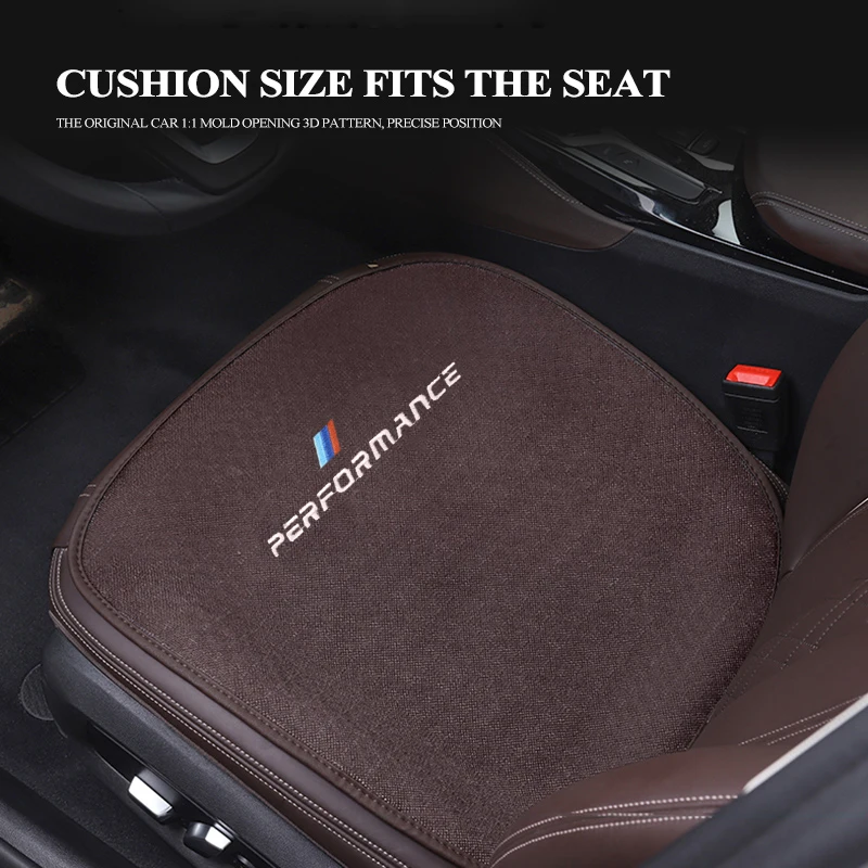 Ice Silk Car Seat Pad Backrest Mat Cushion Accessories For Bmw 1 3 4