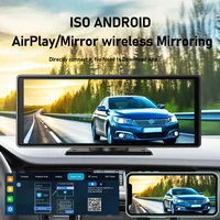 Universal 10.26" Car Intelligent 4K 360° Rotatio Car DVR Dash Cam Wireless CarPlay & Android Auto Bluetooth WIFI Rear Reversing 6