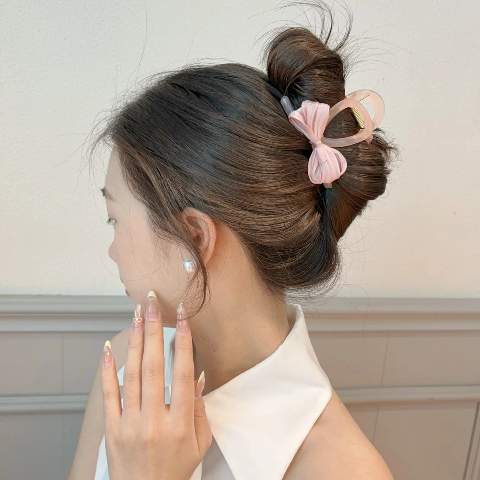 1PC Bow - Embellished Hair Clamps, Must - Have Hair Tools for Women's Gorgeous Bun Styles