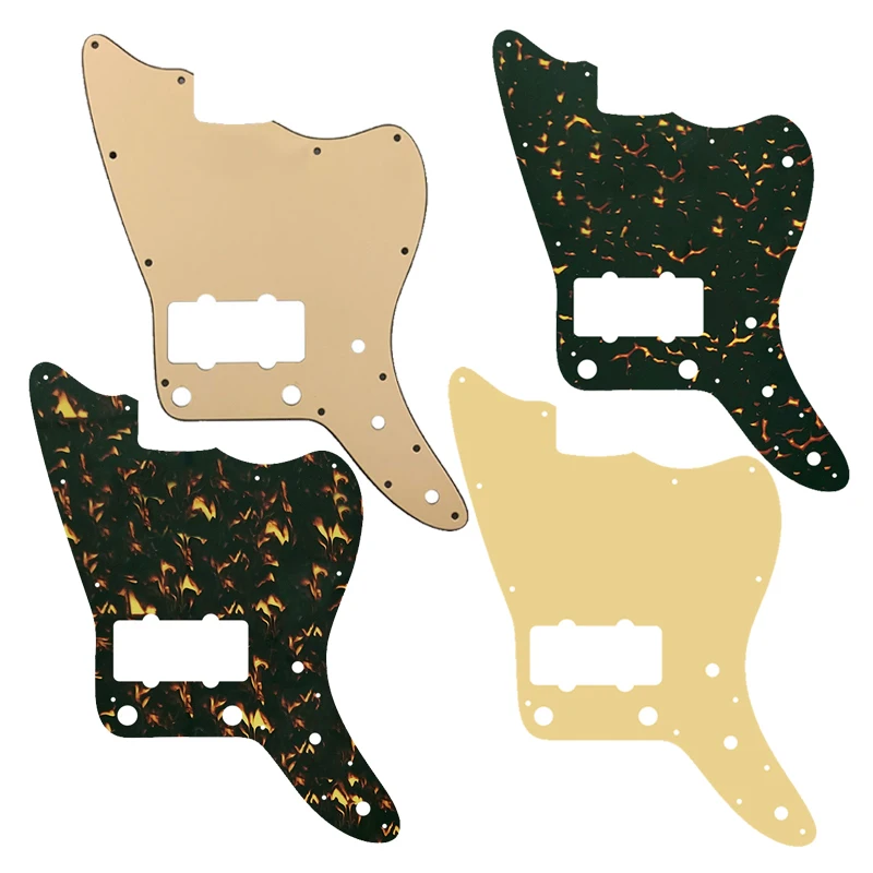 

Feiman, индивидуальные Запчасти для гитары, акция на продажу для США, без верхних элементов управления, гитарная накладка в стиле Jazzmaster с заменой царапин