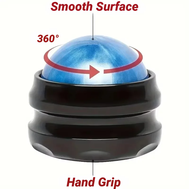 Manual Massage Roller Ball Waist Hip Relaxer Stress Release Muscle Relaxation Massager Body Pain Relief Therapy Foot Back 1Pcs massage ball
