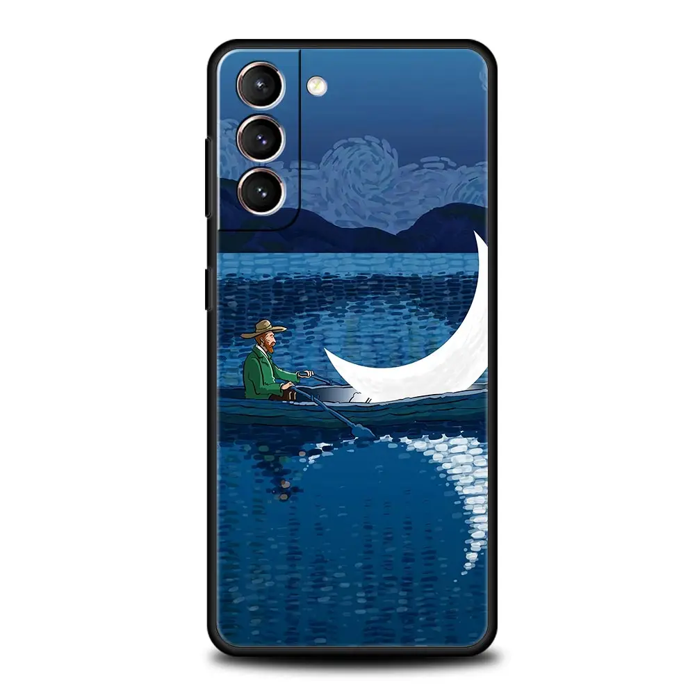 Retro Van Gogh Oil Painting Soft Silicone Phone Case