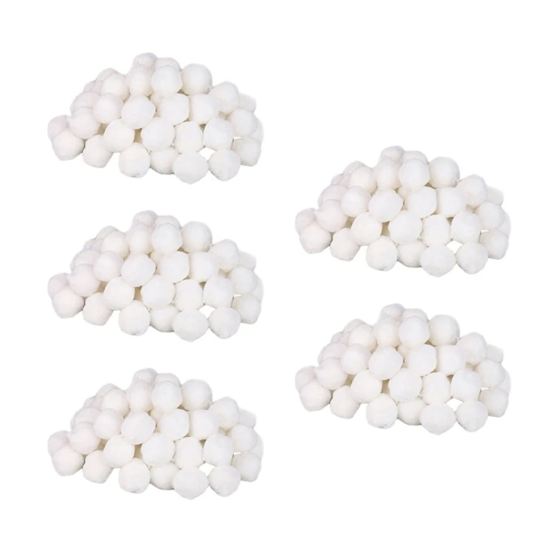 5X Swimming Pools Filter Balls Portable Wet Dry Cotton Canister Clean