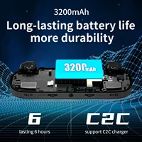 Console de jeu portable ANBERNIC RG40XX H, écran 4'', système Linux, joystick, effet d'éclairage RGB, lecteur de jeux vidéo rétro RG40XXH, cadeau 6