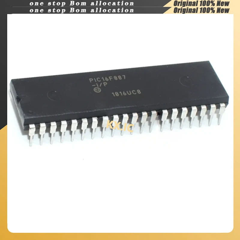 

10PCS~20PCS/LOT PIC16F887-I/P PIC16F887 -I/P DIP40 100% New original