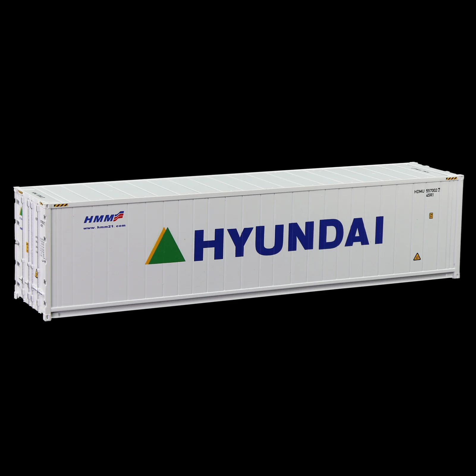 HO Scale 40ft Hi-Cube Reefer 1:87 40' Refrigerator Container Freight Cars Cargo Box C8722