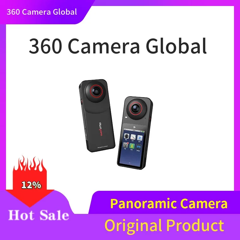PilotPano-5.7K 360&deg; AI Camera Labpano Anti-shake Waterproof Live Cycling Street View Endurance Motion Panoramic Camera