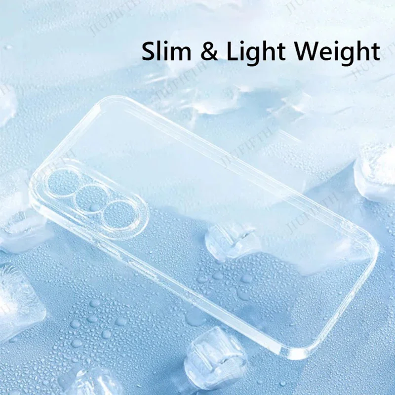 Sleek Transparent Soft TPU Phone Case - Simple Slim Design