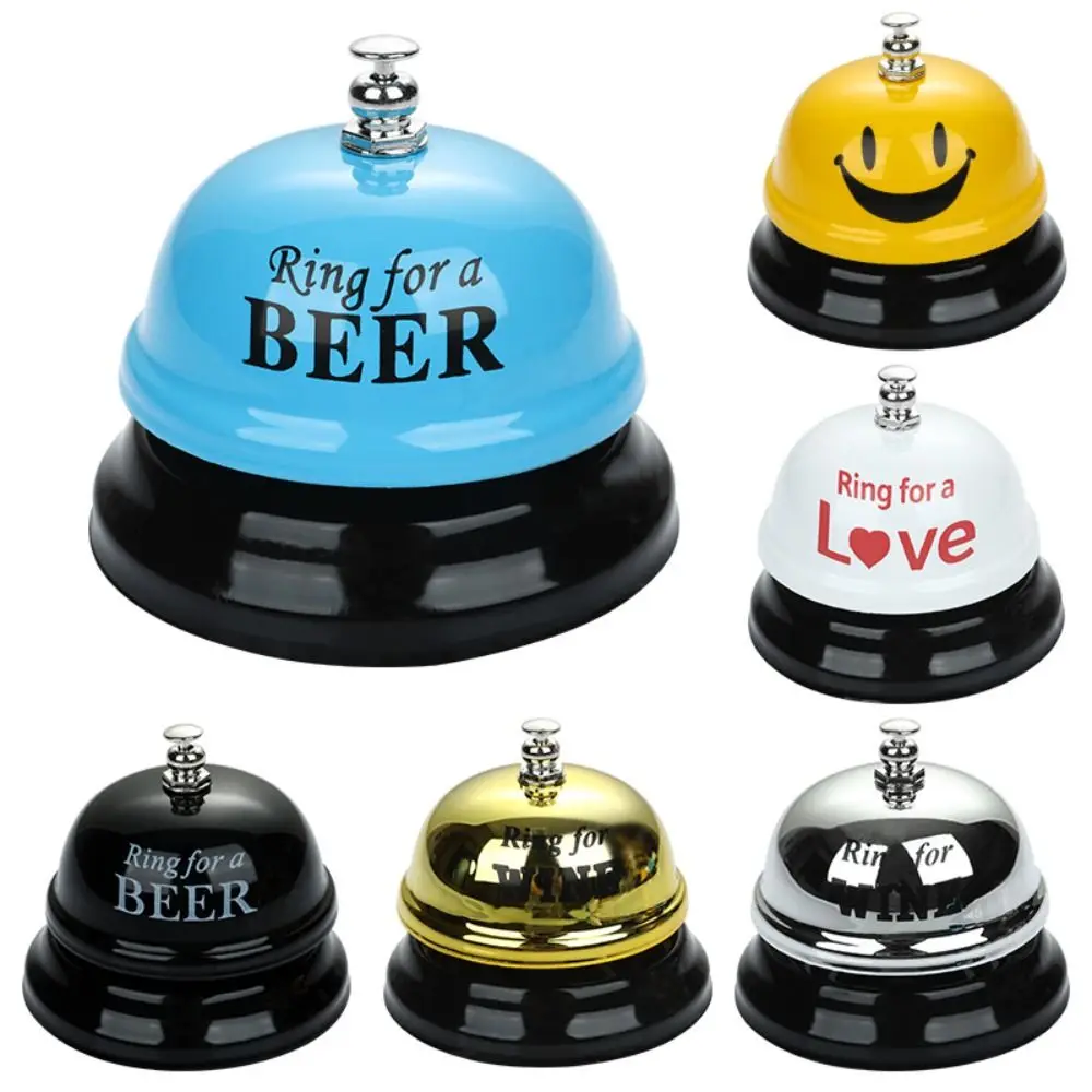 

Practical Restaurant Timer Hotel Counter Desk Bell Ring Bar Service Call Bell for Bar Hotel Restaurant Yellow/Pink/Coffee