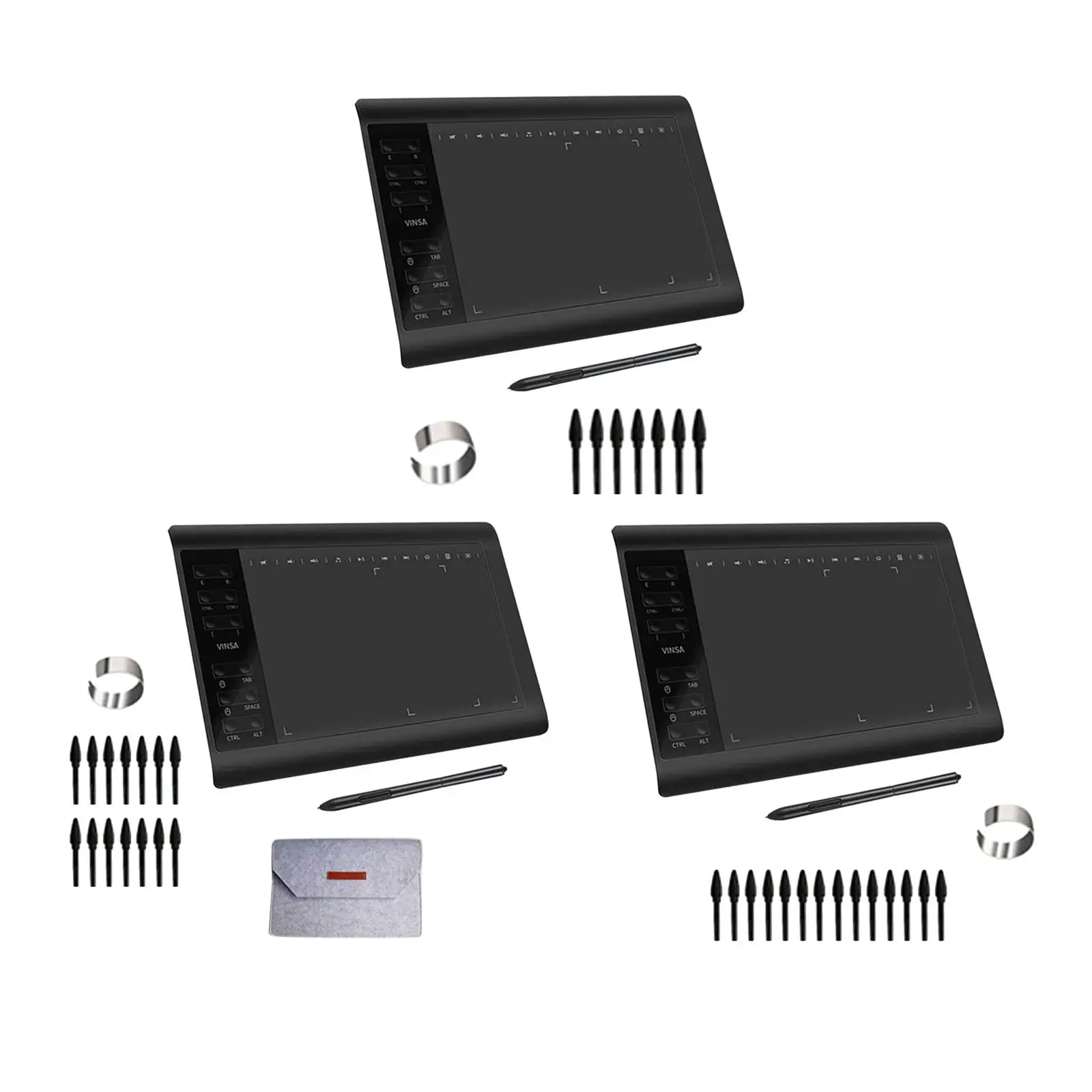 사무실 아트 디자인 그래픽 드로잉 태블릿 보드 패드, 8192 레벨 스타일러스 펜