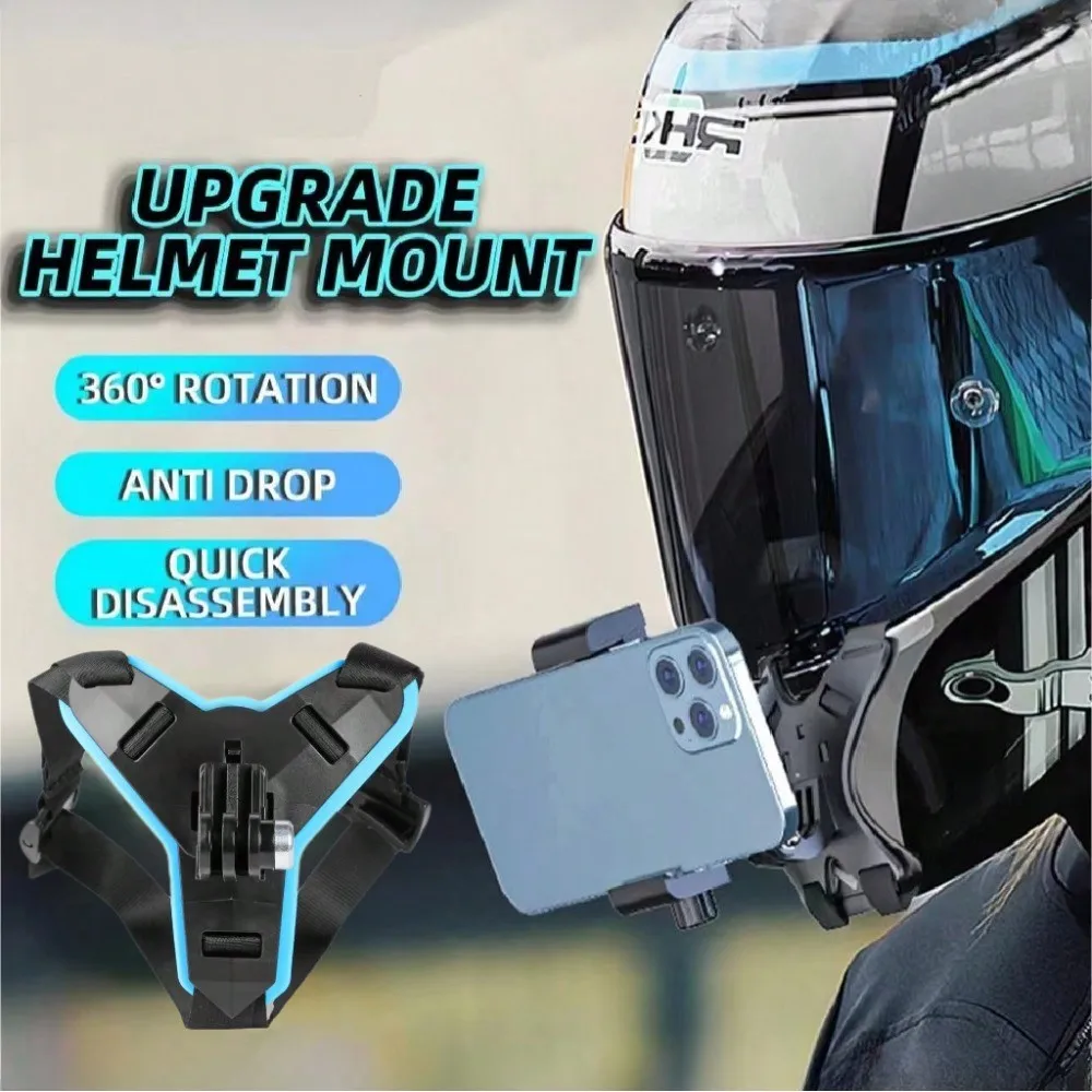Support menton pour casque intégral - Caméra d'action GoPro POV