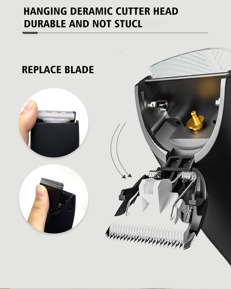 Hair Cutting Machine Professional Beard Trimmer Electric Shaver for Adult Body Hair Shaving IPX7 WaterProof Safety Razor Clipper