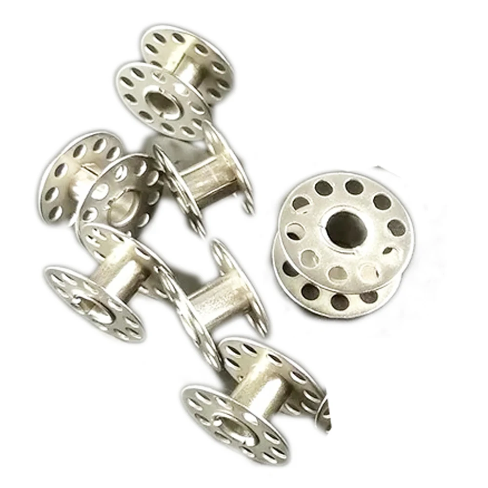 

High Quality 20PCS Metal Bobbins Spool Sewing Craft Tool Stainless Steel Sewing Machine Bobbins Spool for Brother Janome Singer