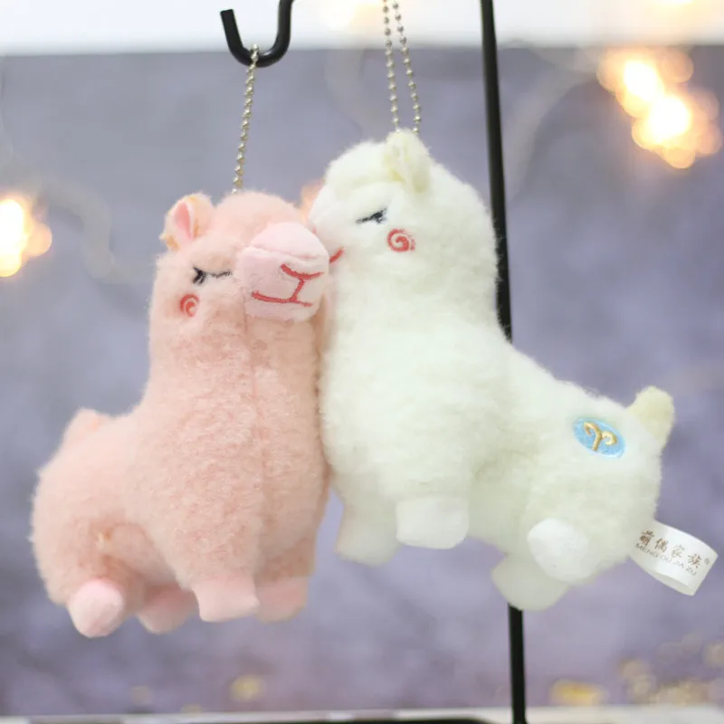 Zomiboo 6 stuks mini lama knuffeldieren 17,87 cm voor