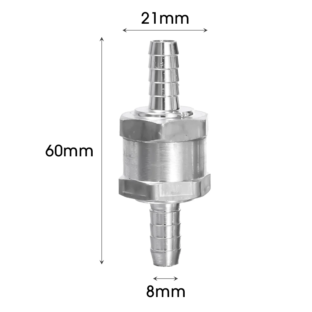 4 Valvole Di Non Ritorno Carburante In Alluminio - 6,8,10,12mm Per Auto, Moto, Barca - Foto 4