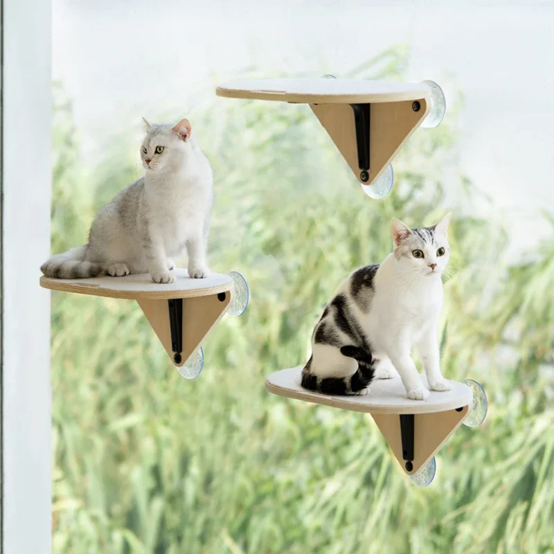 

Scratch And Furniture Window Suction Cups Tower Climbing Powerful Cat Beds Hammock Trees Toys Scratcher Board Kitty