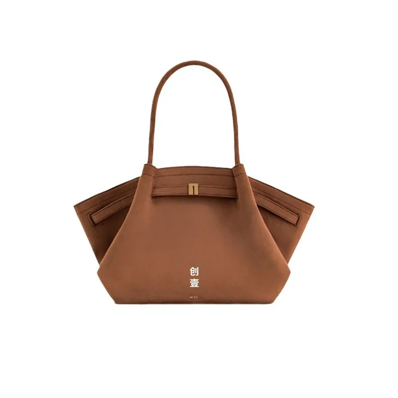 Autumn and Winter Deerskin Velvet Underarm Bag Women's Large Capacity Vintage Tote Bag Fashion All-Matching Female Commuter