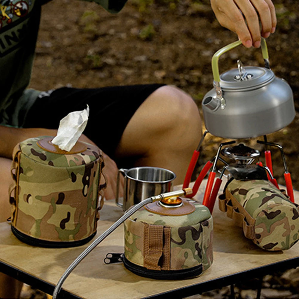 バーベキュー・調理用品 GAS CANISTER WRAP GY GAS CANISTER WRAP プロダクトを引き立たせるガス缶カバー