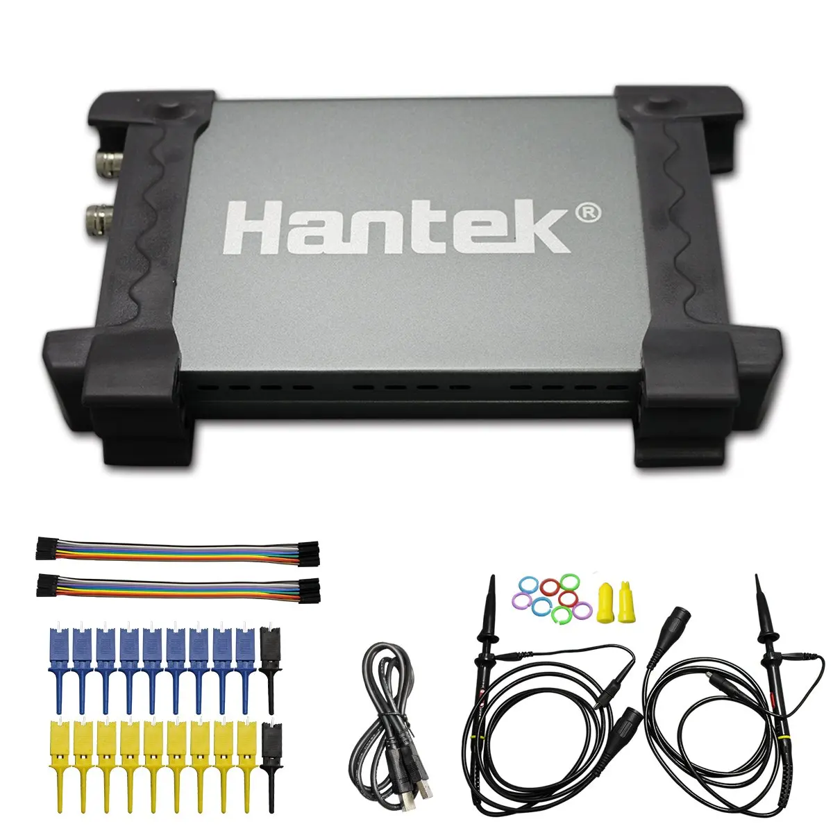 Hantek 6022BE USB Oscilloscope - 2 Channel, 20MHz Portable Digital Storage Scope For Electronics Testing