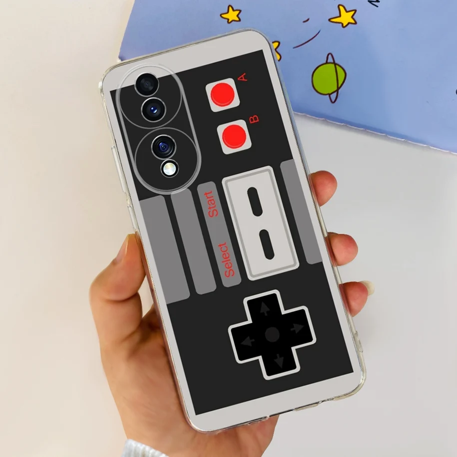 حافظة لهاتف Honor 70 Lite RBN-NX1 غطاء مقاوم للصدمات موضة زهرة شفافة من السيليكون الناعم حافظة لهاتف Honor 70 Pro Honor70 Coque