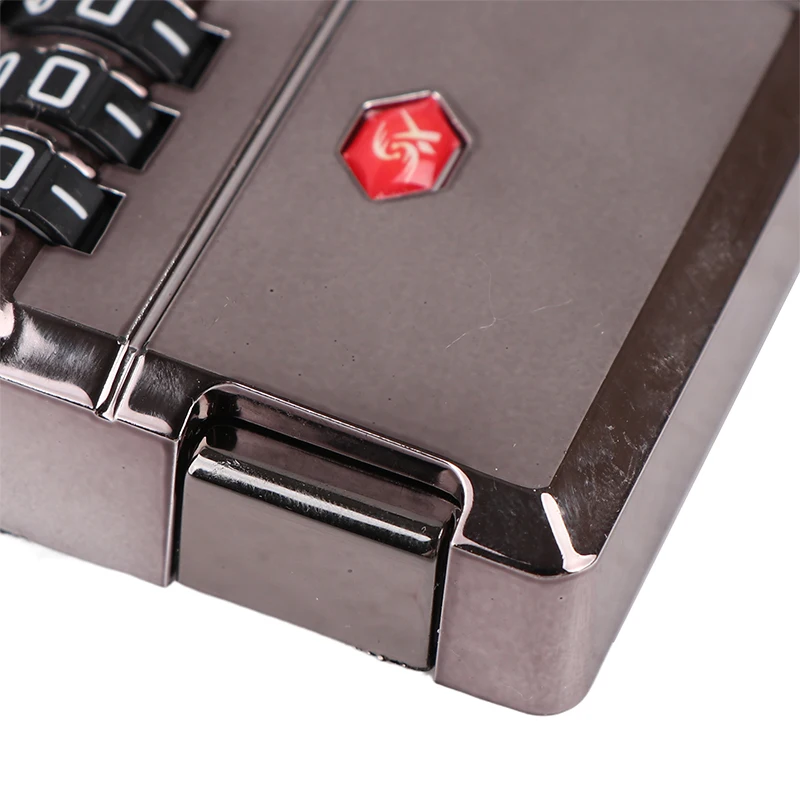 Metal Password Lock 3 Digit Combination Lock Travel Suitcase Luggage Chest Hardware Lock Coded Locker Gift Case Padlock