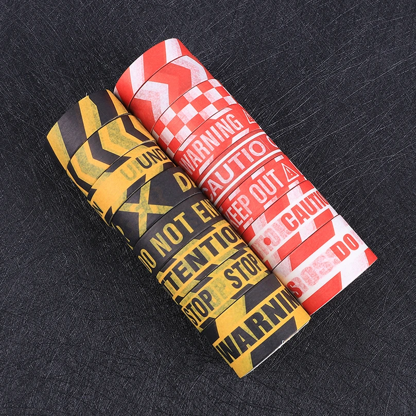 16Rolls Cordon Washi Tape School Supplies Masking Tape Warning Cinta Adhesiva Decorativa Diary Scrapbooking Supplies Washitape 2